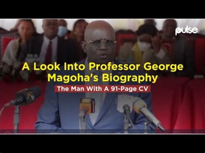 George Magoha Biography; Tribe, Education And Wife