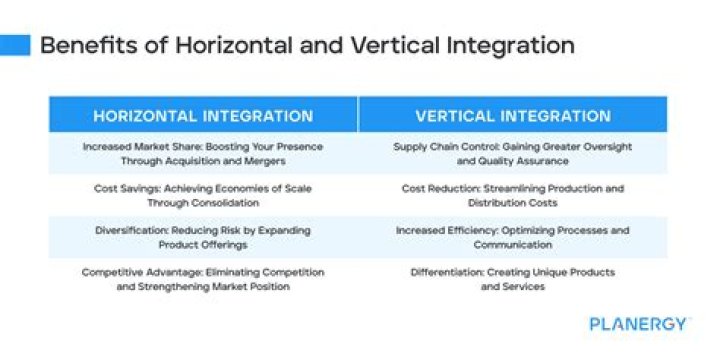 What is the Difference Between Vertical and Horizontal Integration